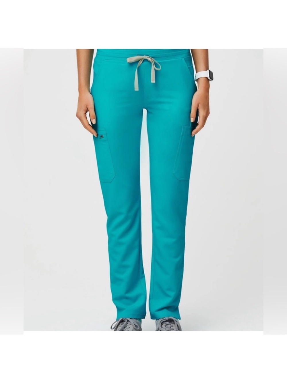 Figs Teal Yola Scrub Pants, size XS